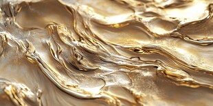金色抽象流体纹理背景