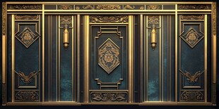 铜质工艺门设计