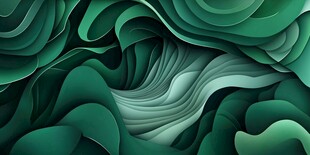 绿色渐变扭曲的