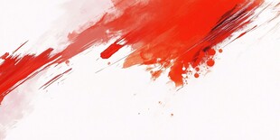 水墨晕染酒红色炫彩