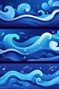 动画海浪