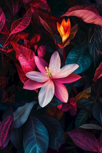 3d立体唯美花卉