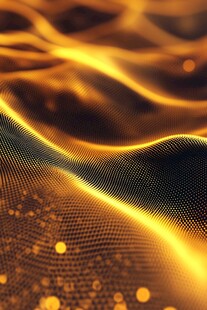 土豪金色科技背景