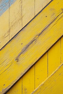 黄色木板