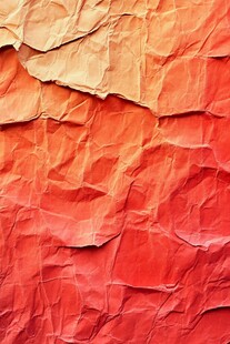 红色皱纹纸