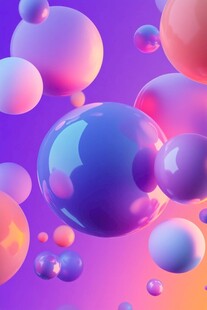 创意图案设计渐变球形