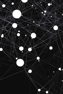 黑色科技梦幻线条