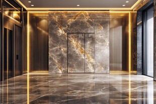 高档酒店电梯间