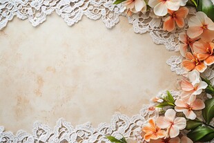 花卉背景板