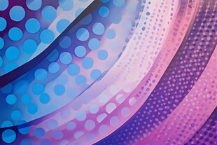 圆点渐变海报素材设计