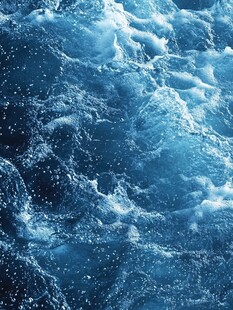 蔚蓝海水深蓝大海