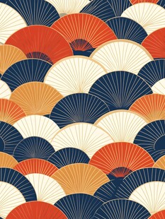 日本扇素材