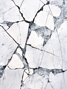 蓝白色裂纹碎块拼接