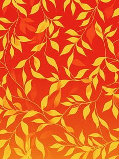 橙色清爽折回底纹