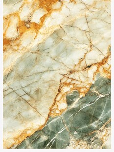 蓝色透光大理石装饰画