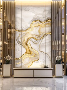 高端酒店艺术背景墙