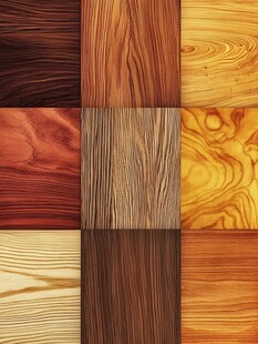 多种颜色木板木材