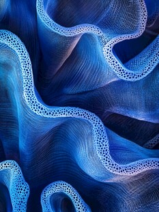 3d抽象连续凹凸肌理