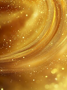 金色漩涡抽象素材