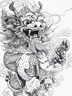 龙头线描画
