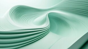 绿色渐变扭曲的