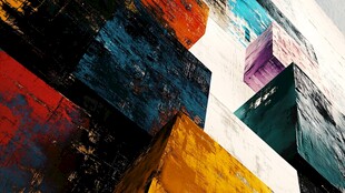 色块背景色块墙纸