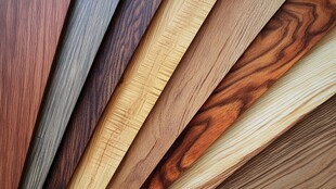 多种颜色木板木材