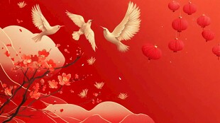 红色喜庆banner