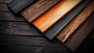 多种颜色木板木材