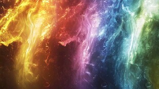 多色烟雾艳丽图案背景