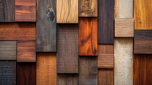 多种颜色木板木材