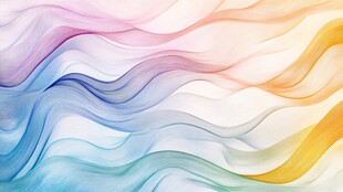 幻彩流体抽象线条背景