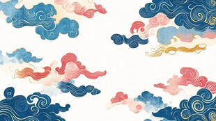 云纹插画