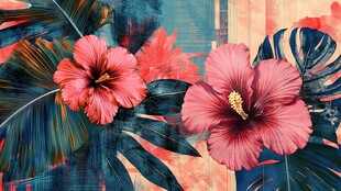 炫彩黑加仑凤梨壁纸