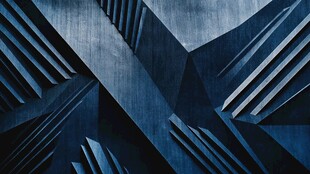 蓝色炫酷背景墙