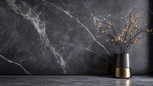 极简金箔石根线条对拼