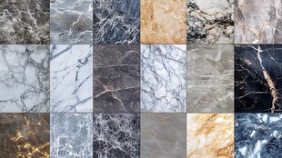 黄蓝相间大理石纹理