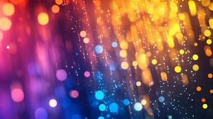 色彩斑斓梦幻灯光