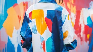 衣服纹理色块背景