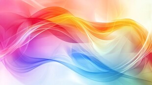 炫彩流动色彩背景