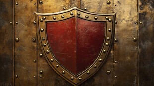金属质感盾牌炫酷