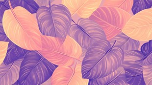 渐变色植物