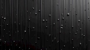 带水珠的黑背景