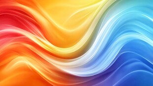 彩色酷炫流动感背景