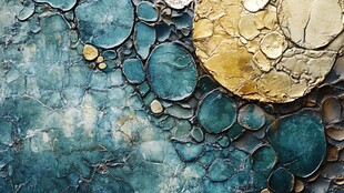 抽象艺术裂纹装饰墙