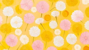 银杏也底纹设计