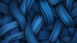 蓝色飘带抽象背景