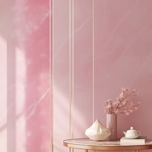 粉色拉丝背景墙