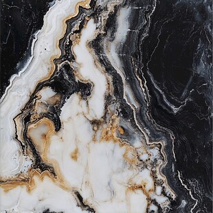 蓝色透光大理石装饰画