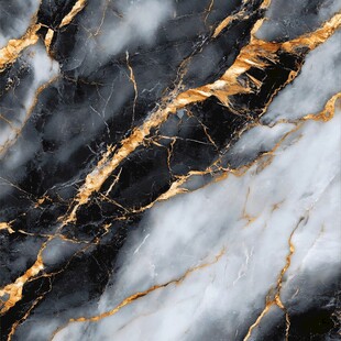 蓝底金线大理石